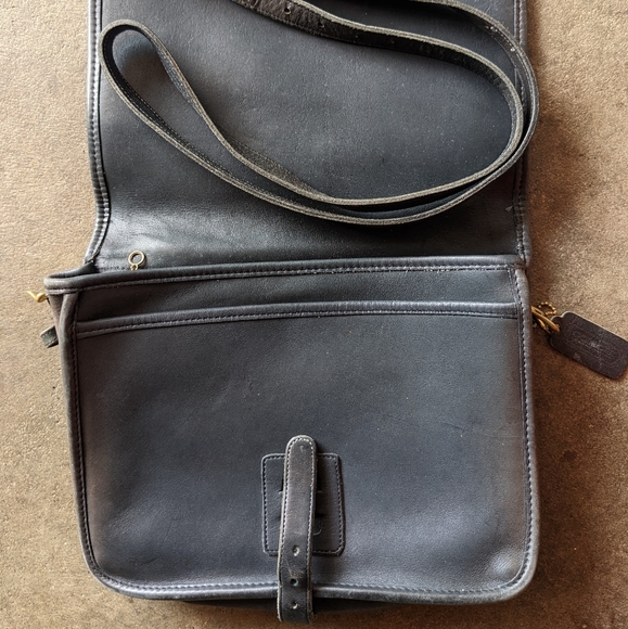 Vintage Coach Saddle Pouch №9585 in Gray - Picture 4 of 4